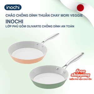 Chảo RÁN - MORI VEGGIE lớp chống dính thuần chay, tương thích nhiều bếp, tiết kiệm năng lượng