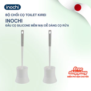 BỘ CHỔI CỌ TOILET KIREI Inochi - Tay cầm tiện dụng, bền chắc, làm sạch hiệu quả