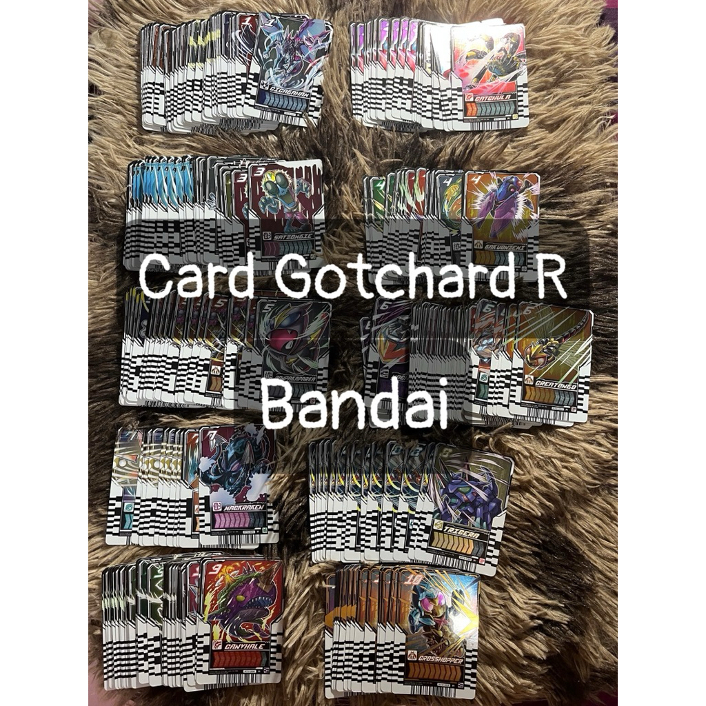 Card Gotchard R (R6-R10) Trong Kamen Rider Gotchard Hàng Bandai (Có Sẵn ...