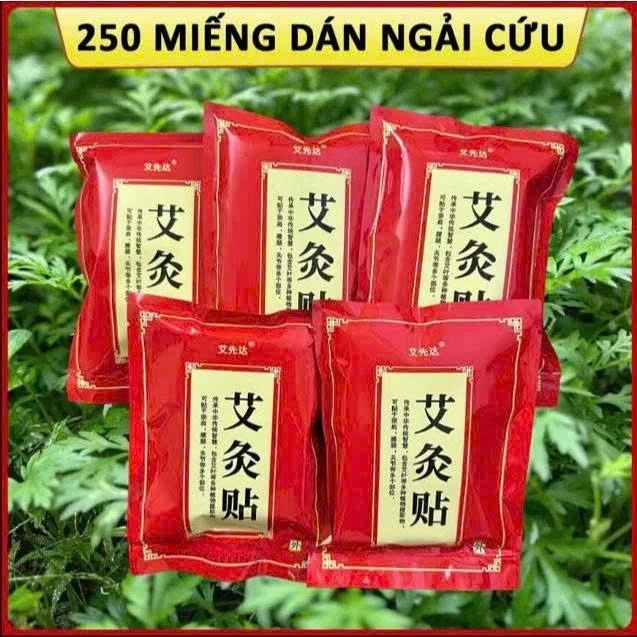 [HN] ( COMB0 ) 2 Túi 100 Miếng Cao Dán Ngải Cứu Giam Đau Xương Khớp,Vai Gáy,Cao Dán Ngải Cứu