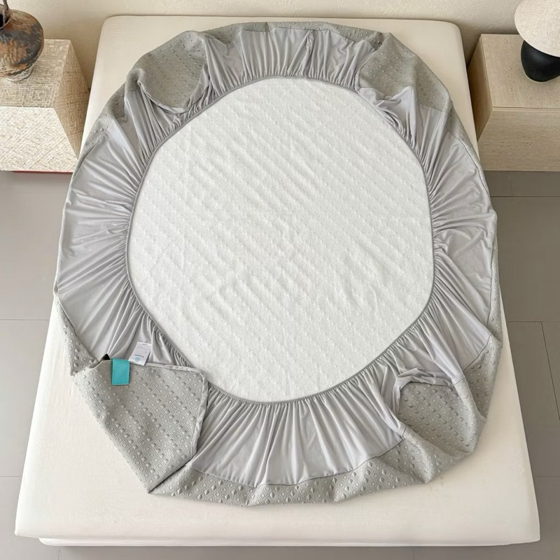 (CDH01)-Chiếu điều hòa băng lạnh đệm chân cao 25cm MemMinbedding Luxury cao cấp thế hệ mới cool latex mềm mát thoáng khí