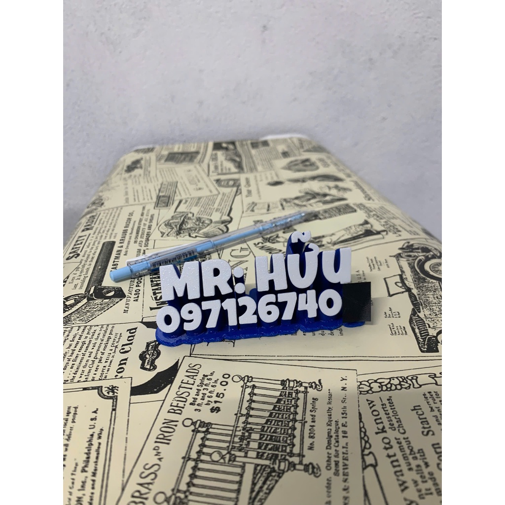 Biển số điện thoại để taplo xe hơi – chữ nổi 3D độc đáo (ghi chú sđt hoặc nhắn cho shop)