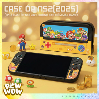SWITCH2 Case Ốp Máy / Ốp Dock Dành Cho Máy Game Cầm Tay Nintendo Switch 2 (2025) Chủ Đề Game Mario Star Anime
