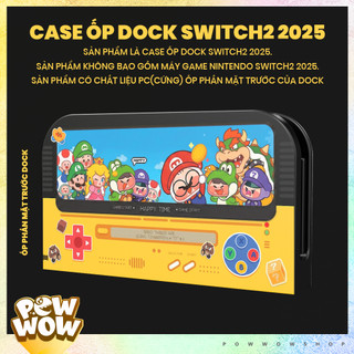 SWITCH2 Case Ốp Máy / Ốp Dock Dành Cho Máy Game Cầm Tay Nintendo Switch 2 (2025) Chủ Đề Game Mario Star Anime