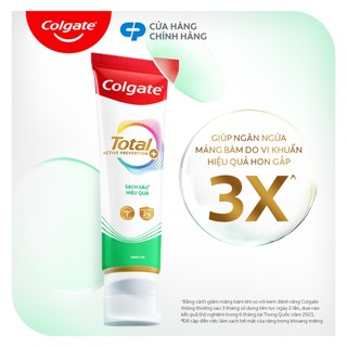 [Livestream] Bộ 3 Kem đánh răng Colgate Total sạch sâu bảo vệ, ngăn ngừa 8 vấn đề răng miệng 150g/ tuýp