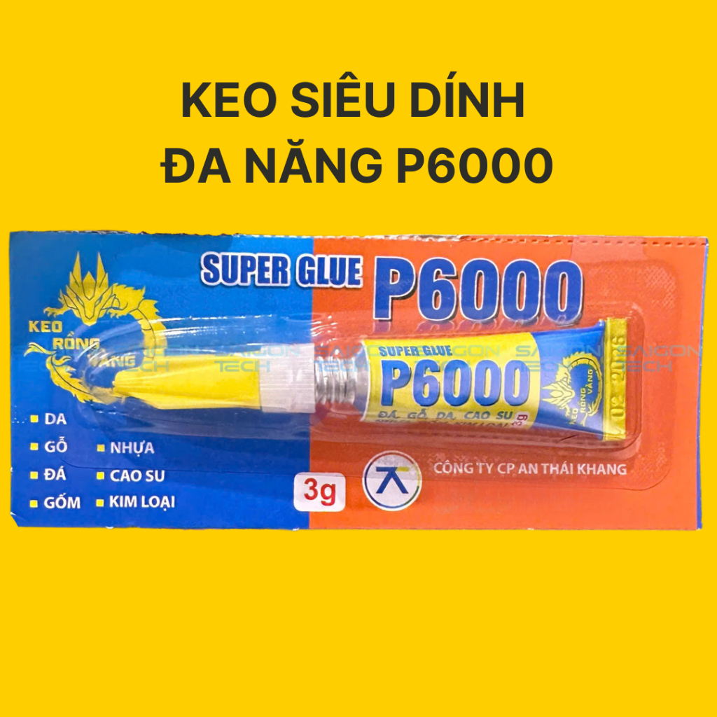 🔥TUÝP KEO DÁN RỒNG VÀNG ĐA NĂNG P-66 25GRAM DÁN GỖ, ĐỒ DA, THẢM, GIÀY DÉP, NHỰA, CAO SU, ĐỒ GIA DỤNG