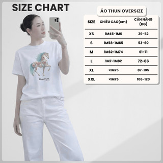Áo thun nữ Chepol in chú ngựa cao cấp, áo phông chất cotton co dãn 2 chiều, thoáng mát, có bigsize đến 120kg - CP_20280