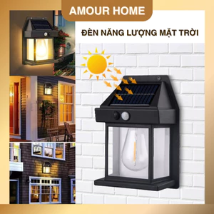 Đèn năng lượng mặt trời sân vườn gắn Ánh sáng Cảm biến cơ thể bậc cầu thang lan can hàng rào led