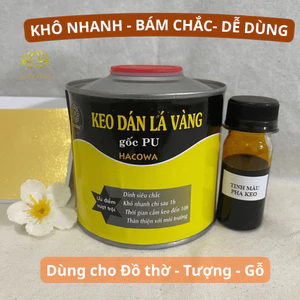 Keo dán vàng gốc PU 500ml /100ml – Keo dát vàng nhanh khô, độ bám cao, dùng cho lá vàng trang trí, làm tranh, tượng
