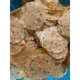 bánh phồng cay mặn tỏi ớt vừa ăn ( bánh phồng phú yên )
