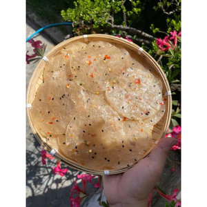 bánh phồng cay mặn tỏi ớt vừa ăn ( bánh phồng phú yên )