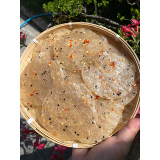 bánh phồng cay mặn tỏi ớt vừa ăn ( bánh phồng phú yên )