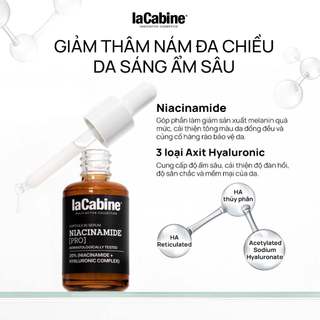 [Hàng công ty] Tinh Chất Cao Cấp Dưỡng Ẩm, Sáng Da, Mờ Thâm Nám Lacabine Niacinamide Pro Serum