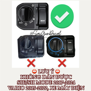 Combo Sticker Nhựa Nổi Phản Quang Dán Ổ Khoá SMARTKEY, Logo Vuông, Remote Smartkey Ho-n-da - 8 Mẫu Lửa |SGDC - 1 Combo|