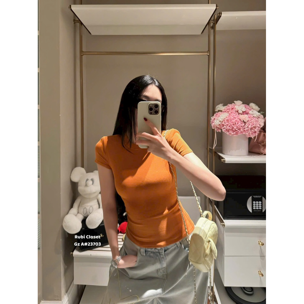 Áo thun cộc tay WU•33 đệm vai