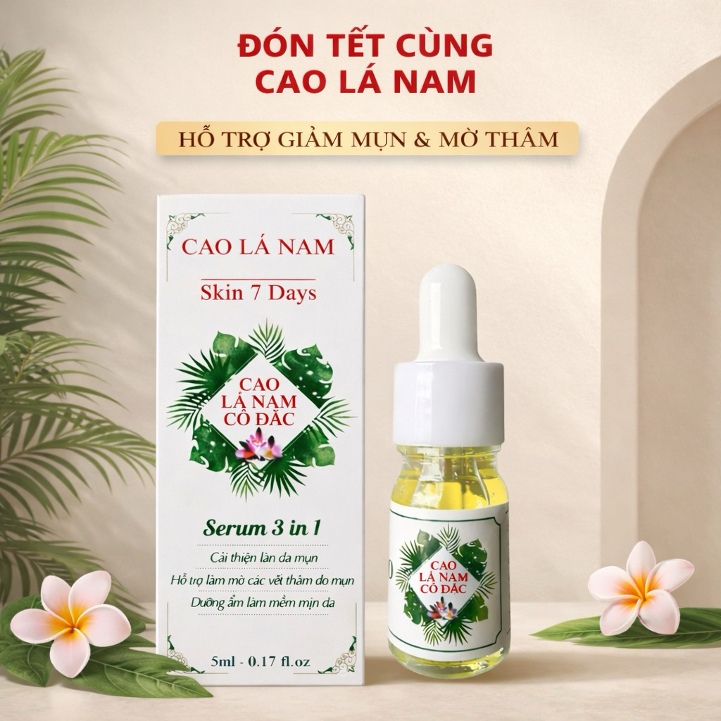 Serum giảm mụn thâm Cao Lá Nam - 5ml