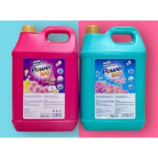 Nước giặt xả Power100 Hương Nước Hoa Pháp can - 9kg