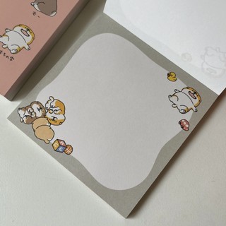 Giấy note ghi chú hình nhân vật Piyokomame Shibanban Mind Wave
