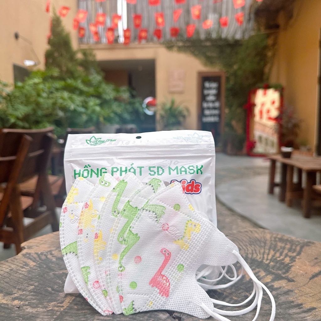 KHẨU TRANG 5D HỒNG PHÁT MASK CHO BÉ TỪ 3-10 TUỔI
