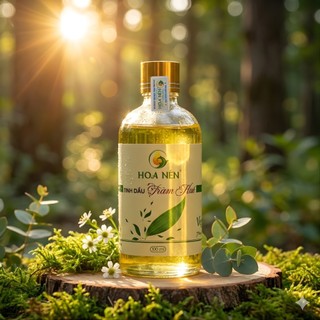 COMBO Tinh dầu Tràm Huế nguyên chất 100ml - Hoa Nén - Chuẩn VietGAP, an toàn cho mẹ và bé sơ sinh