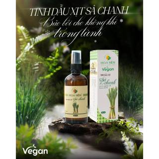 Tinh dầu Xịt Sả Chanh - Hoa Nén - Khử mùi, đuổi muỗi, thơm phòng, an toàn từ thiên nhiên - 100ml