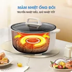 Nồi lẩu đa năng KALITE KL568 Elegant, dung tích 6L lý tưởng cho gia đình 4-6 người, mâm nhiệt ống đôi, ông suất 2000W — ảnh 3