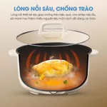 Nồi lẩu đa năng KALITE KL568 Elegant, dung tích 6L lý tưởng cho gia đình 4-6 người, mâm nhiệt ống đôi, ông suất 2000W — ảnh 8
