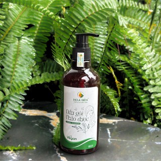 Dầu Gội Thảo Dược thiên nhiên - Hoa Nén - Vegan - Sạch da đầu, tr.ị gàu, dưỡng tóc chắc khoẻ - 300ml