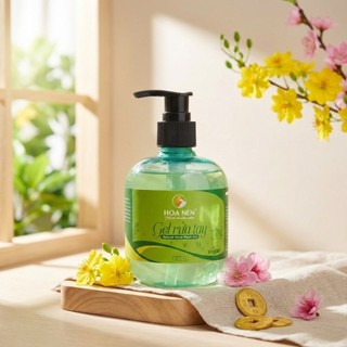 Gel Rửa Tay Thảo Mộc - Hoa Nén - Vegan - Sản phẩm từ tự nhiên - An toàn da tay - 300ml