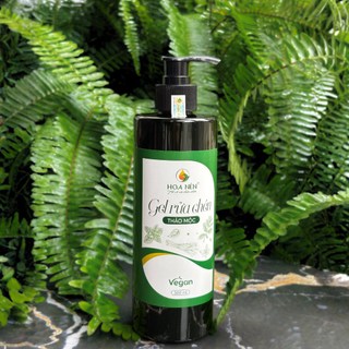 Gel Rửa Chén Thảo Mộc - Hoa Nén - Vegan - Sản phẩm từ tự nhiên - An toàn da tay - 500ml
