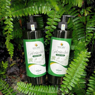 Gel Rửa Chén Thảo Mộc - Hoa Nén - Vegan - Sản phẩm từ tự nhiên - An toàn da tay - 500ml