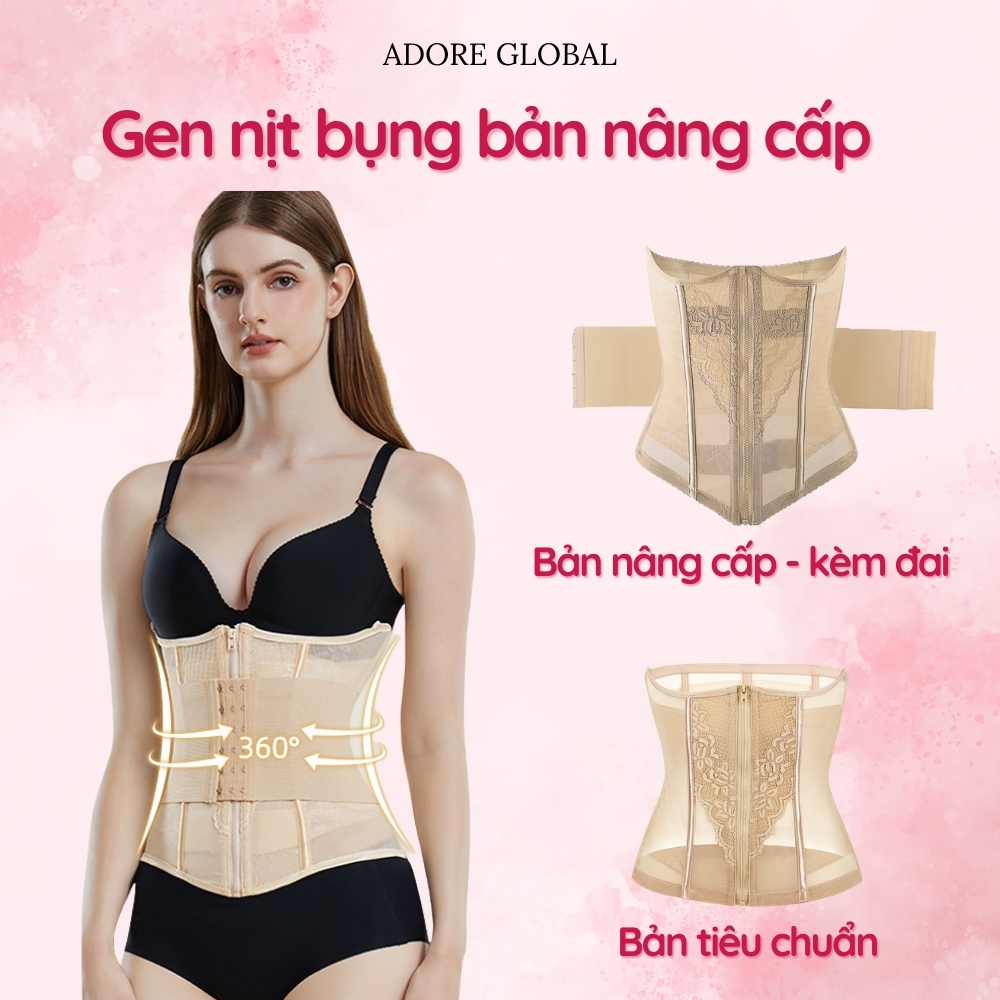 Gen Nịt Bụng Định Hình Adore Bản Nâng Cấp Co Giãn Thoáng Khí Hỗ Trợ Vóc Dáng - Adore Global