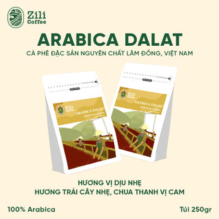 Cà Phê Nguyên Chất ARABICA Rang Mộc - Zili Coffee - Chua thanh vị trái cây, ÍT ĐẮNG [250g]