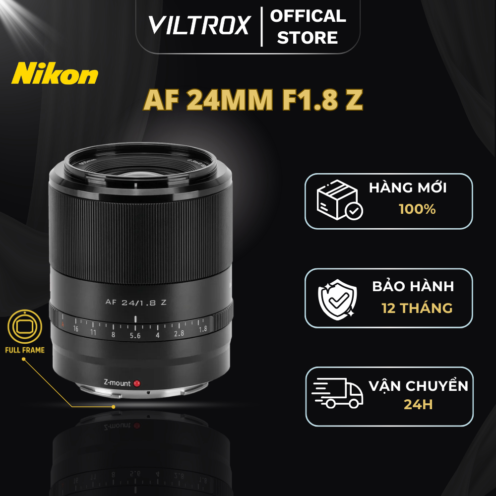 Ống kính Viltrox AF 24mm F1.8 Nikon Z