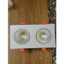 Âm trần đôi spotlight, chiếu điểm, công suất 14w 3 màu vỏ đen và trắng