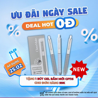 [GIẢM SỐC] Bút Viết Calligraphy 2 Đầu CLASSMATE 48 24 Màu Ngòi Brush Trang Trí Sổ Vở, Không Thấm Giấy AM-WC453/455
