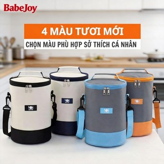 nhôm giữ nhiệt, túi đựng cơm trưa giữ nhiệt,Túi đựng hộp cơm tròn hình trụ giữ nhiệt tốt, chống thấm nước
