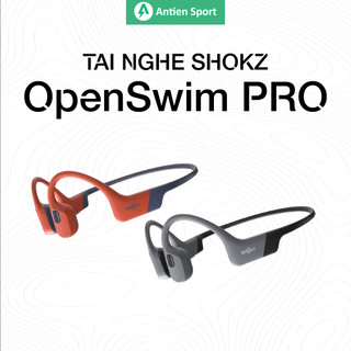 Tai Nghe Bơi Lội Bluetooth SHOKZ OPENSWIM PRO, Truyền Âm Thanh Qua Xương Kết Hợp MP3 32GB - BH 2 năm