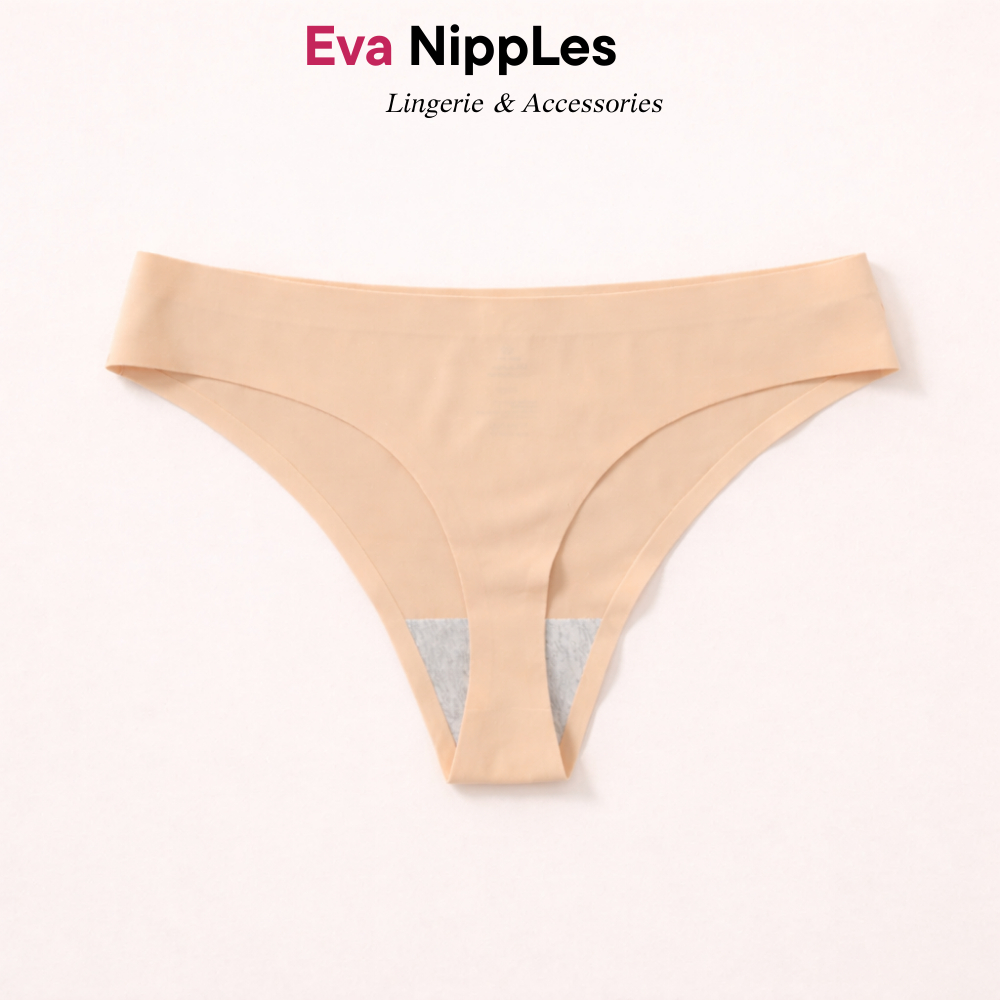 Quần Lọt Khe Nữ EVA NIPPLES Không Đường May Su Đúc Gợi Cảm Quyến Rũ Sexy - Q009