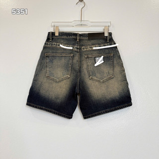 quần short jean nam màu xanh trơn hoạ tiết điểm nhấn túi sau đẹp,vải dày mềm co giãn nhẹ phom chuẩn siêu cấp quảngchâu
