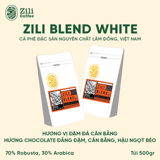 [HƯƠNG CHOCOLATE] Cà Phê Nguyên Chất Robusta x Arabica  - ĐẬM VỊ, HẬU BÉO - Zili Coffee [Túi 500g]