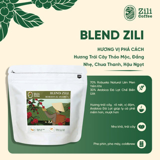 Cà phê rang xay nguyên chất gói 100g - Zili Coffee - 8 loại tự chọn