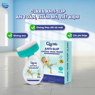 Combo 2 chai Anti-Slip Chống Trơn Trượt 300G Clara ASCB0300, Chống Trượt Sàn Nhà Tắm, Nhà Bếp, Hành Lang Hiệu Quả Nhanh