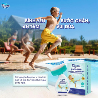 Combo 2 chai Anti-Slip Chống Trơn Trượt 300G Clara ASCB0300, Chống Trượt Sàn Nhà Tắm, Nhà Bếp, Hành Lang Hiệu Quả Nhanh