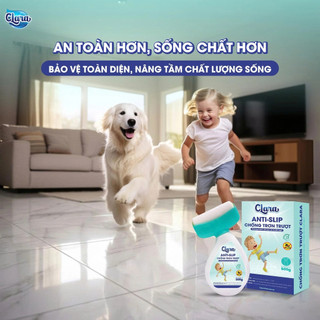 Combo 2 chai Anti-Slip Chống Trơn Trượt 300G Clara ASCB0300, Chống Trượt Sàn Nhà Tắm, Nhà Bếp, Hành Lang Hiệu Quả Nhanh