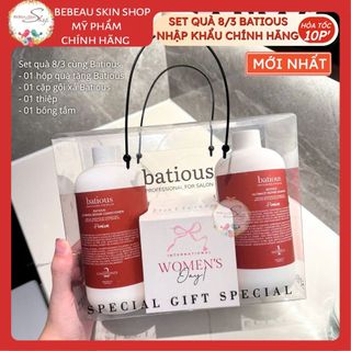Dầu Gội Xả SALON Cao Cấp  BATIOUS Giảm dầu thừa làm phồng chân tócphục hồi 500ml 960ml - Bebe