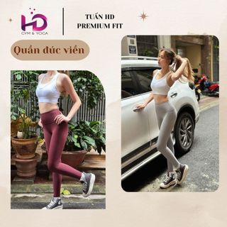 Quần Legging Tập Gym Nữ TUẤN HD Nâng Mông - Quần Cạp Cao Gen Bụng Có Túi Tôn Dáng Yoga