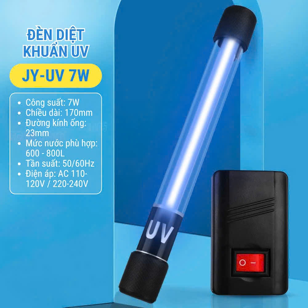 Đèn UV Diệt Khuẩn Hồ Cá JINGYE (JY-UV ) 5W 7W 9W 11W 13W Diệt Tảo Diệt Khuẩn Hồ Cá , Có Bảo Hành