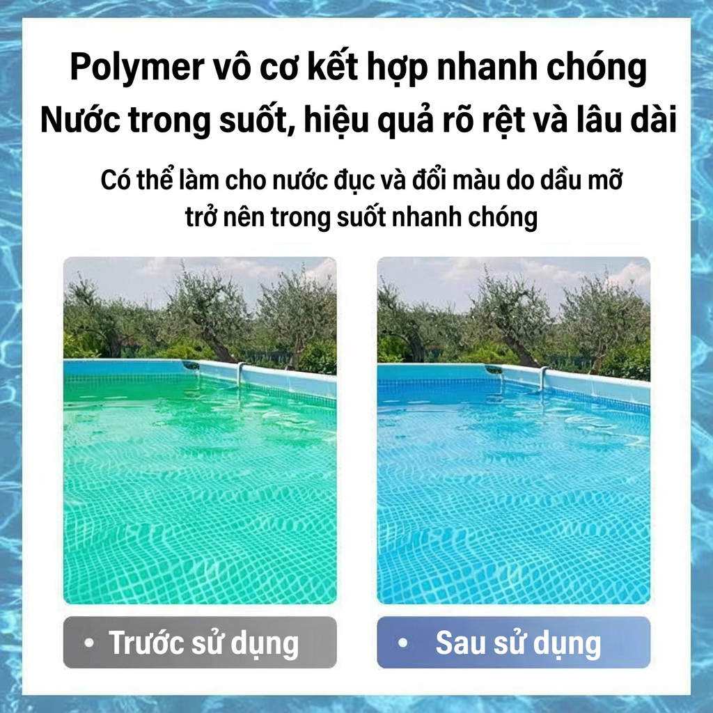 Mua 1 Tặng 1 muối tắm khoáng biến nước đục thành màu nước biển tự nhiên 1 túi pha với 12-15 tấn nước