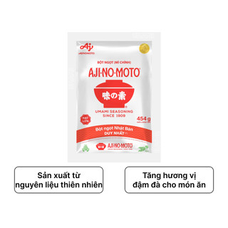 Combo 2 gói Bột ngọt hạt lớn Ajinomoto gói 454g